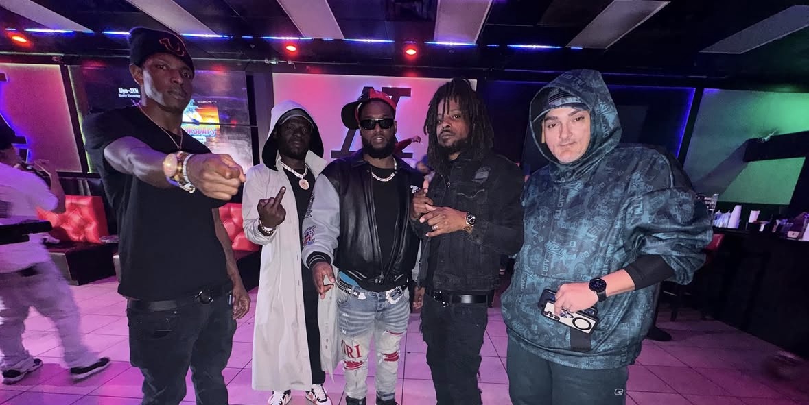 Chevy GC with four friends during a night out at a club